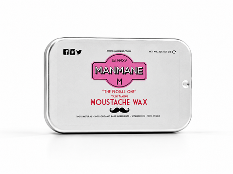 Manmane "The Floral one "'Tash Taming' Moustache wax 15g