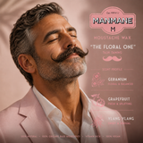 Manmane "The Floral one "'Tash Taming' Moustache wax 15g