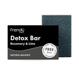Friendly Soap Rosemary , Lime and Charcoal Detox Wash Bar