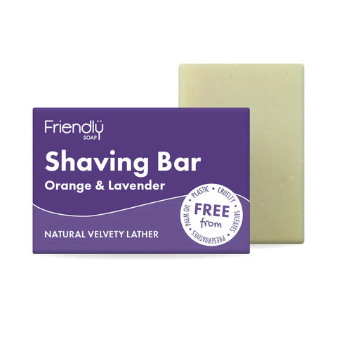 Friendly Soap Orange and Lavender Shaving Bar