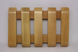 Wooden pallet style soap rack