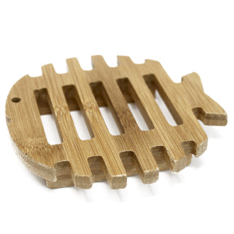 Fish wooden soap rack